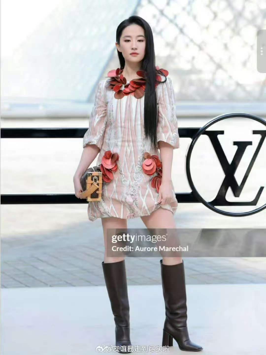 刘亦菲lv大秀g社生图状态 刘亦菲G社生图像饭拍 啊啊啊啊女生怎么能美成这样，轻