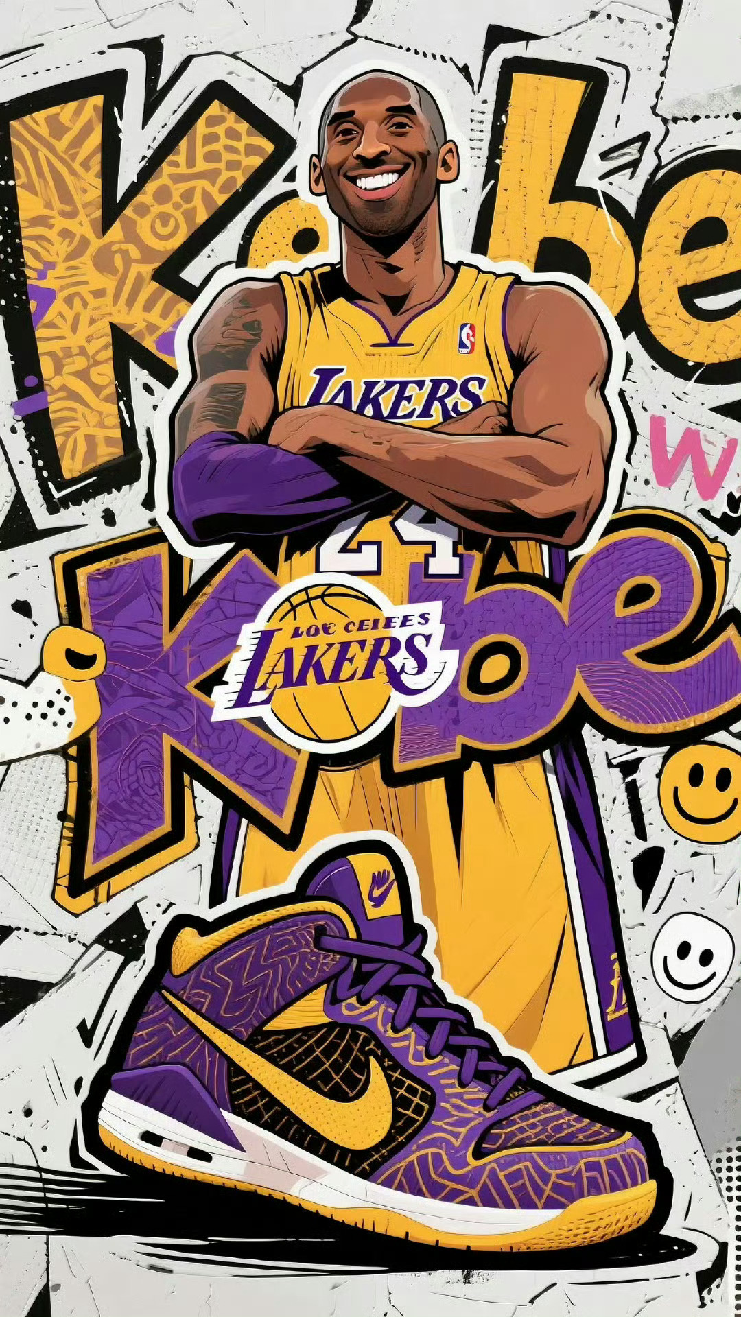 科比这波漫画图，有点可爱啊！ ​​​