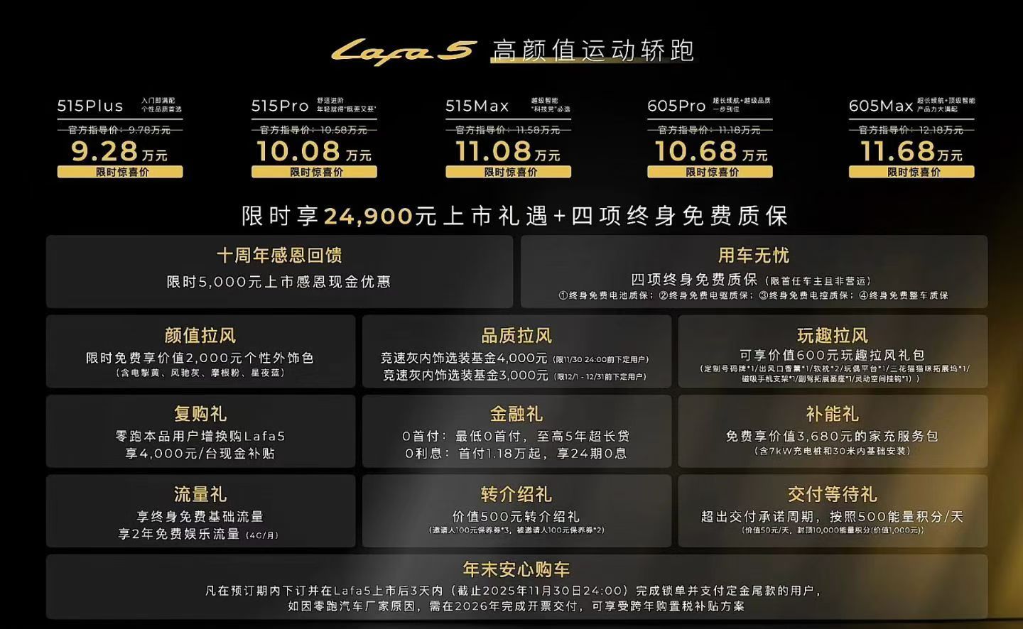 零跑Lafa5，上市即交付！ 