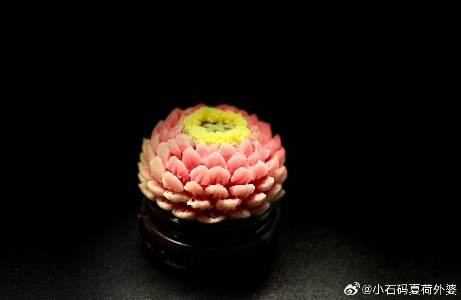 女儿做的茶果子——莲花 