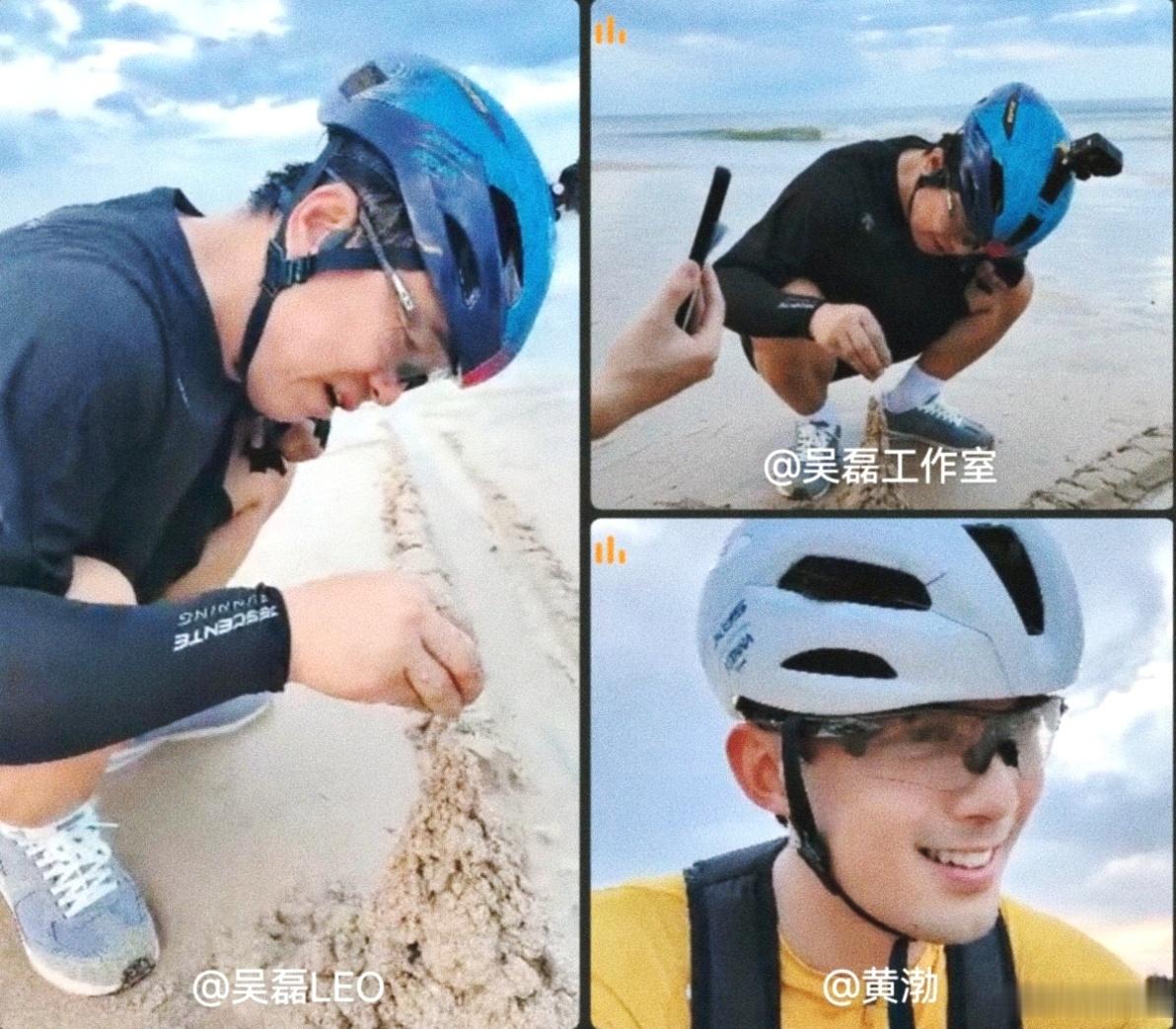黄渤吴磊冒暴雨骑车这种偶遇怎么就不能算上我呢？ 