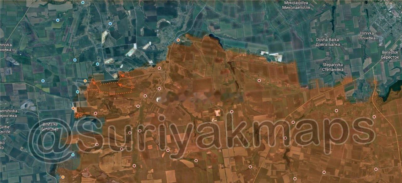 俄乌局势第1377天：

沙霍沃前线局势：在过去两天里，俄军重新夺回沙霍沃与新沙