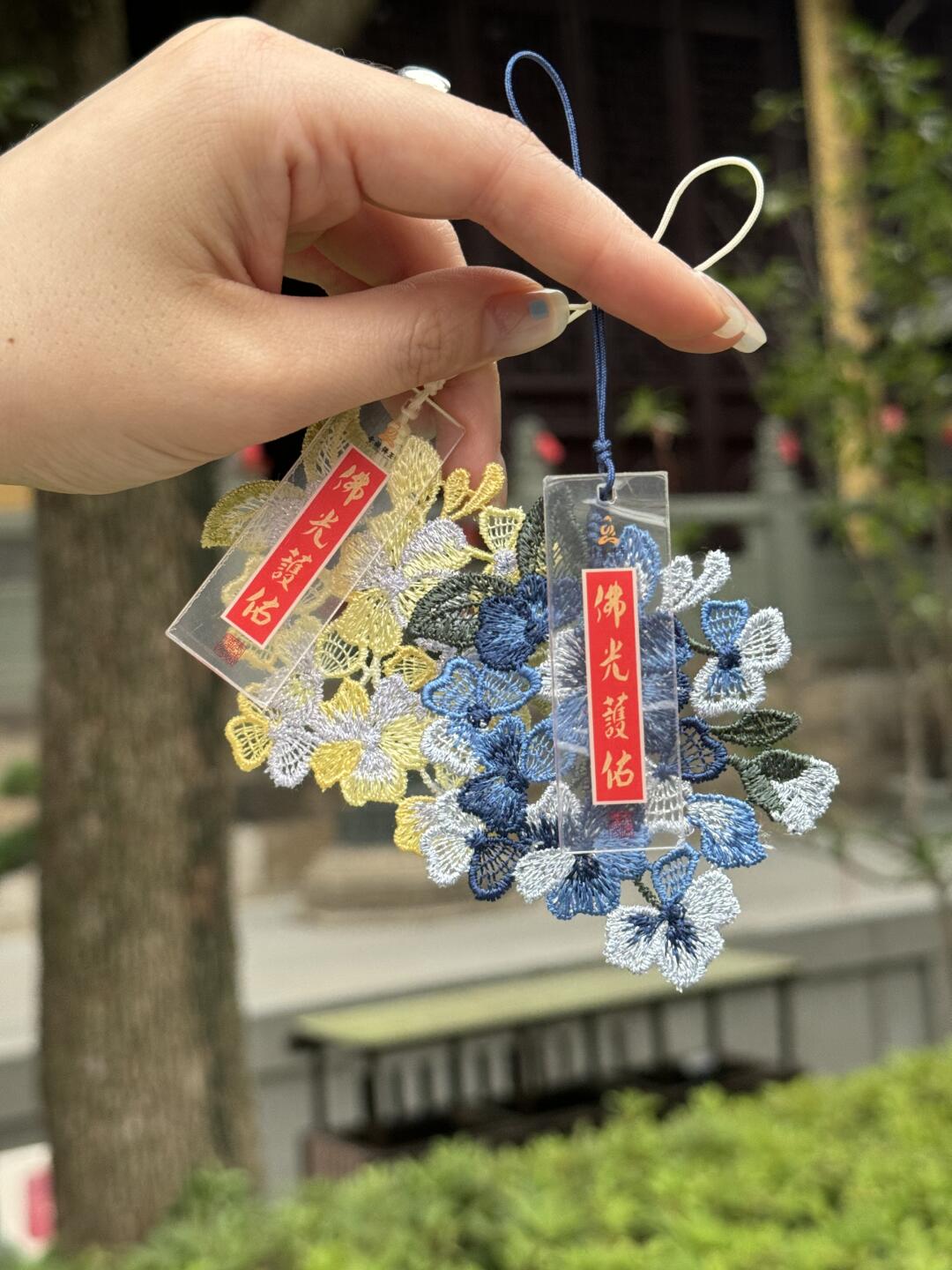 日本同款刺绣御守在玉佛寺也能买到了！