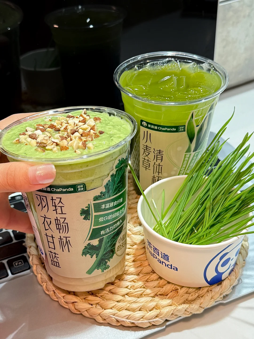 茶百道的小麦草！长沙的打工牛马也能喝上了