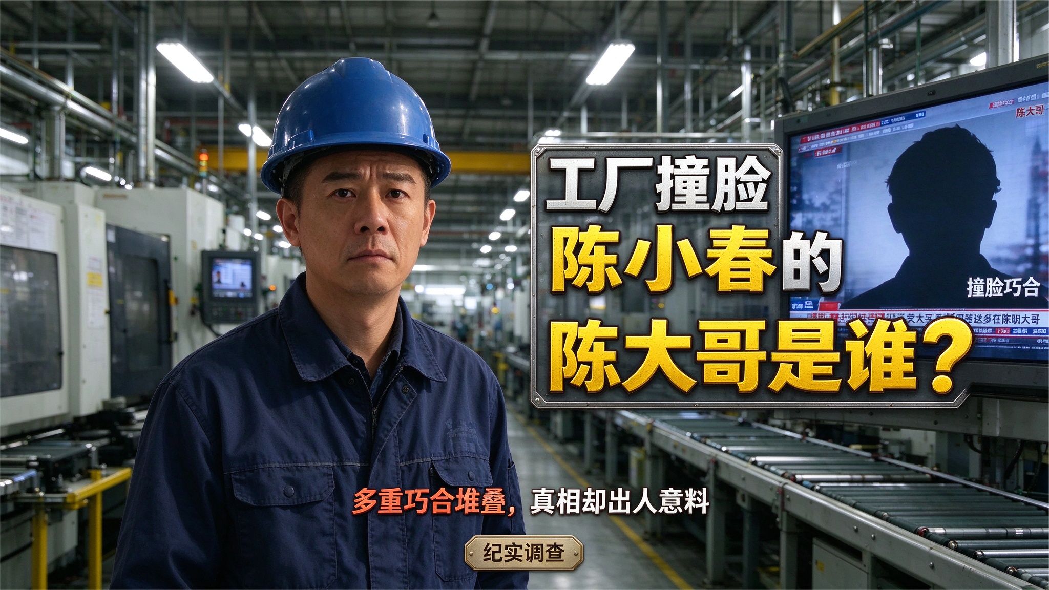 工厂撞脸陈小春的陈大哥是谁？多重巧合堆叠，真相却出人意料
