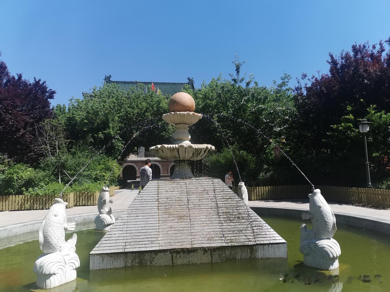 夏日炎炎，北京工疗绿荫浓浓。