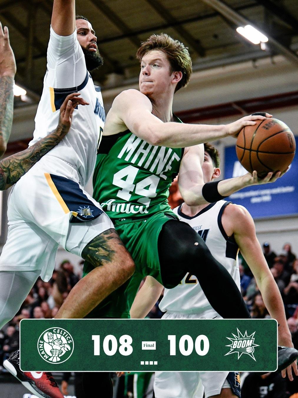 缅因州凯尔特人 108-100 ! Celtics Win ! 缅因州凯尔特人队