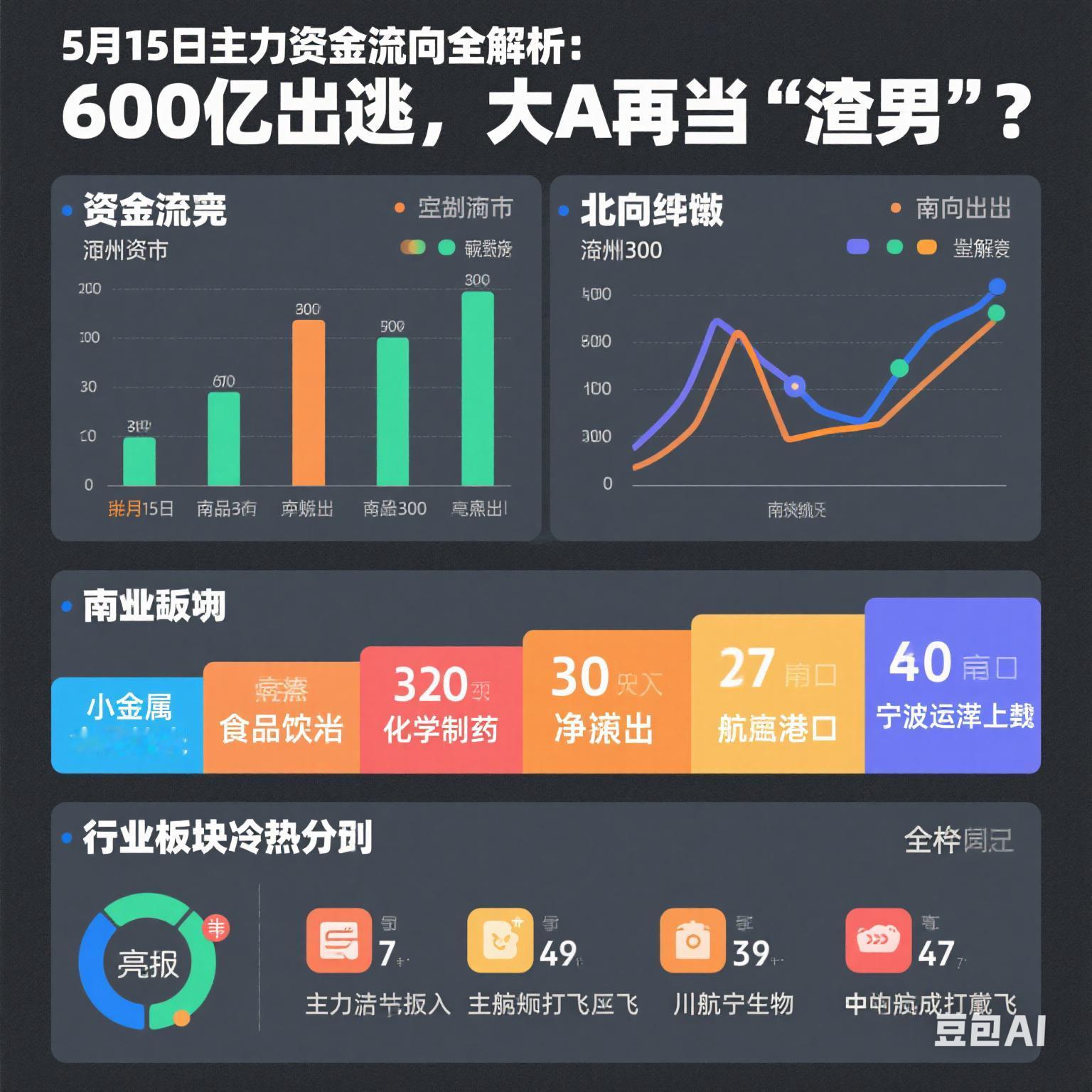 保护日现“资金劫”：600亿主力出逃，A股寒意难消！5月15日，正值全国投资者保