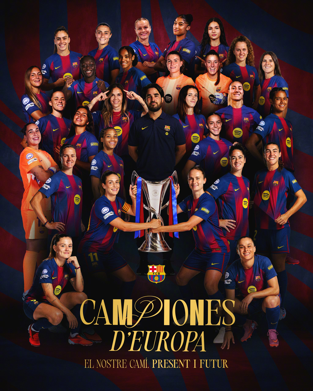 红蓝倩影🏆欧洲之巅，红蓝四度加冕👑巴萨 🔴🔵 ForçaBarça