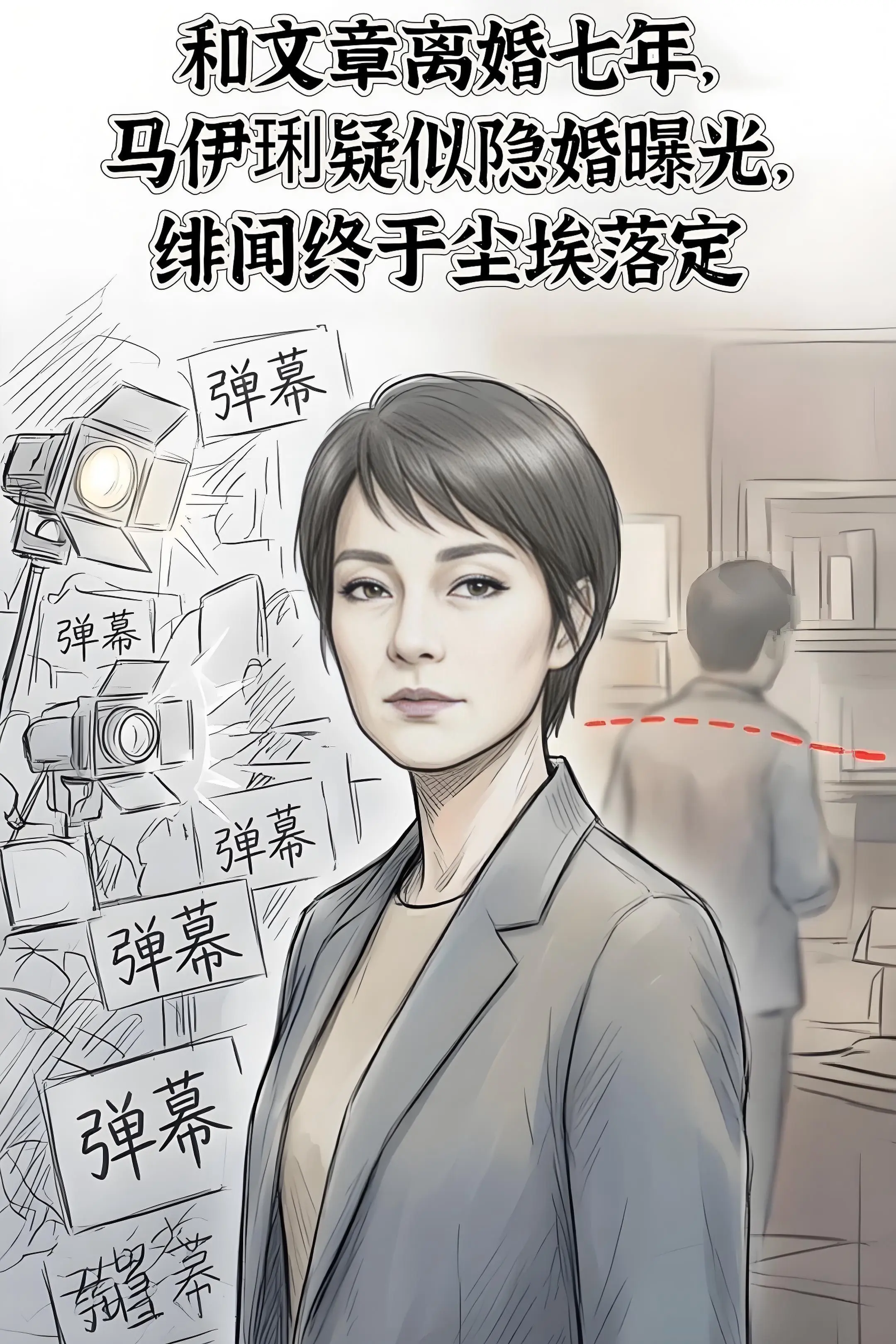 和文章离婚七年。马伊琍疑似隐婚曝光，绯闻。终于尘埃落定