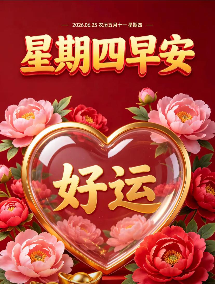 🌺2026./6.25周程过半.初心依然🌺

🌿🌸新的一天，周四翩然而至
