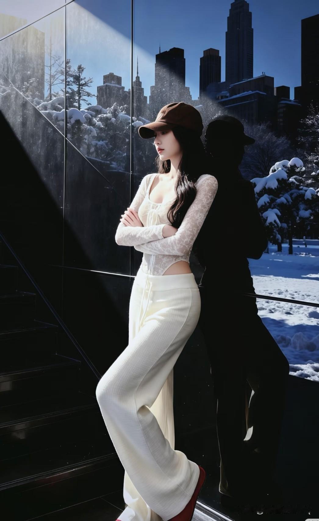 此刻的她，像不像你心中的白月光[送心]