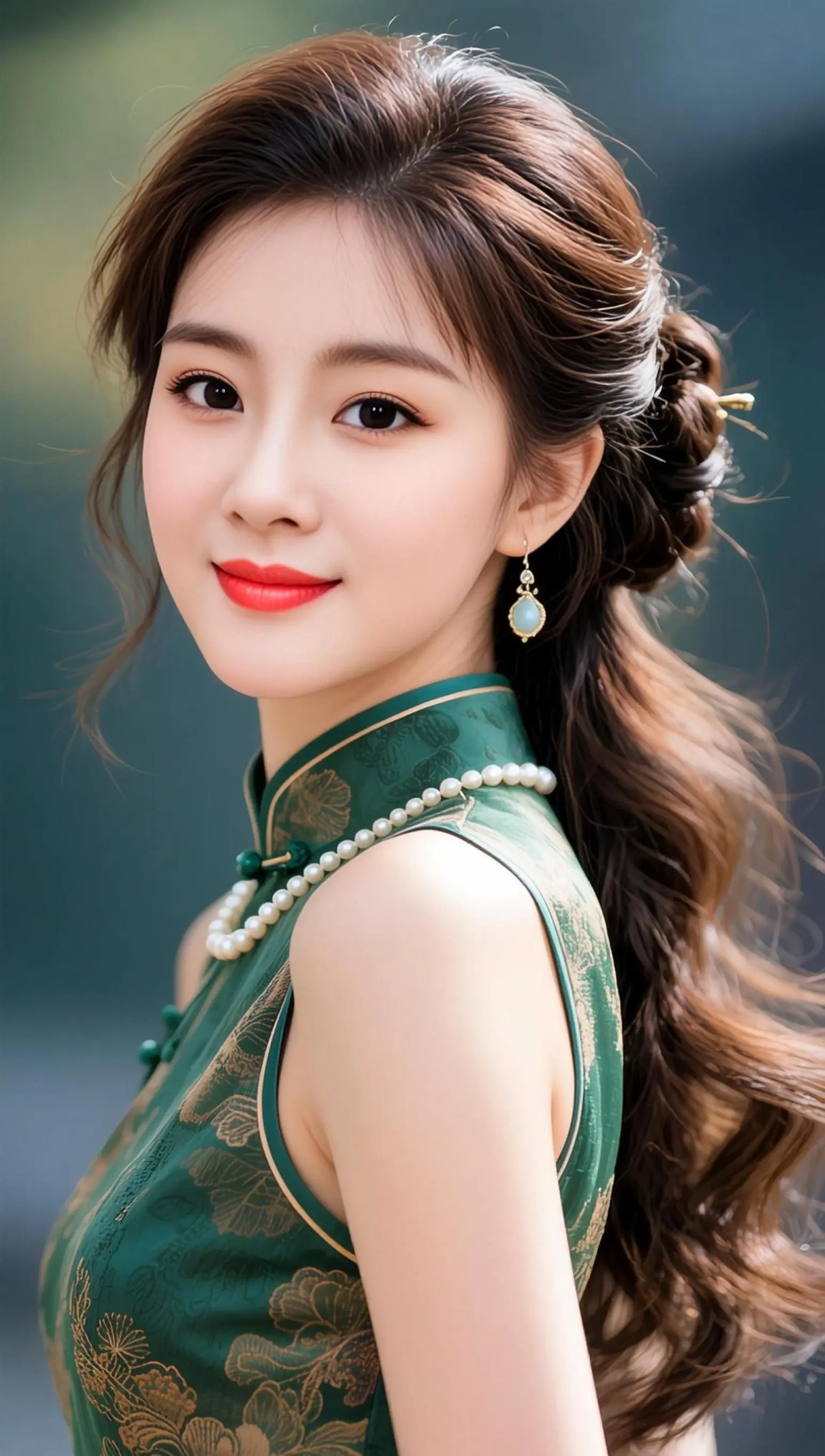 AI旗袍美人像 随变ai随便玩