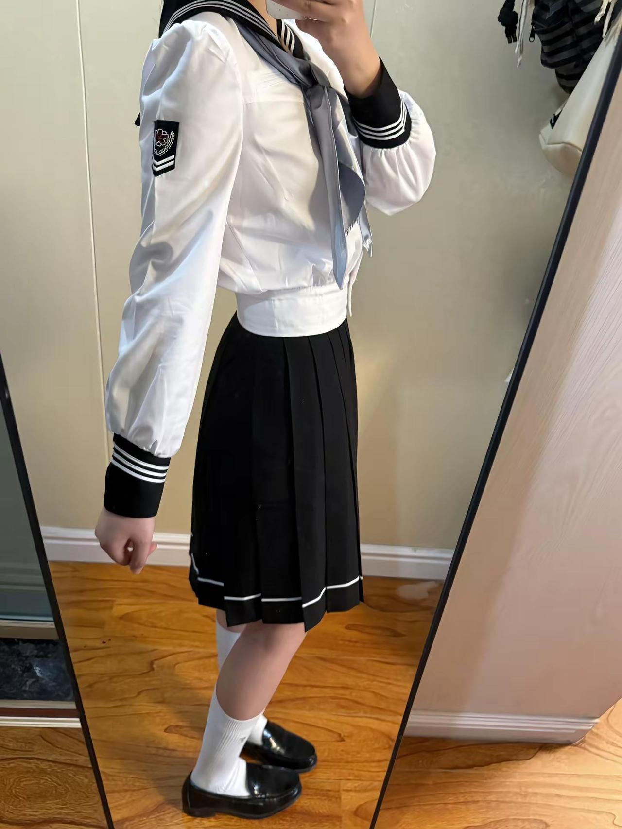 初礼女子这个显瘦…jk jk制服