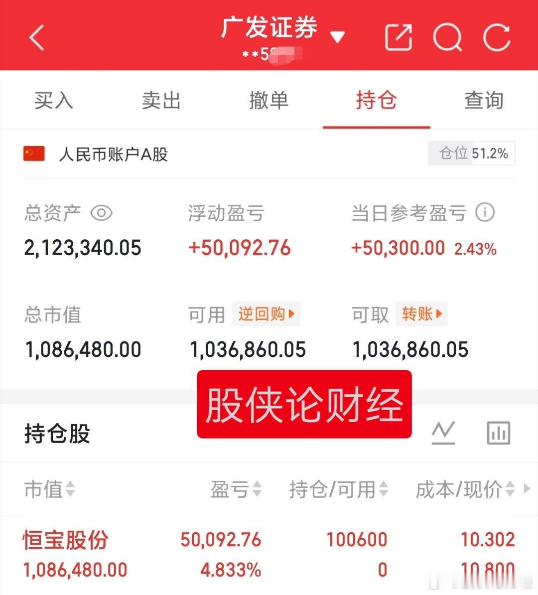 加油争取来个涨停30万本金实盘记录（第291天）目前资金:2123340.05元