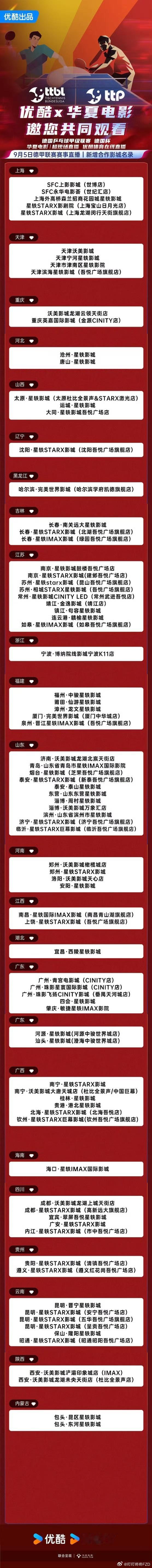 影院观赛新体验华夏电影院线 新增的影院出来了 📣📣📣看过来 看过来[打ca