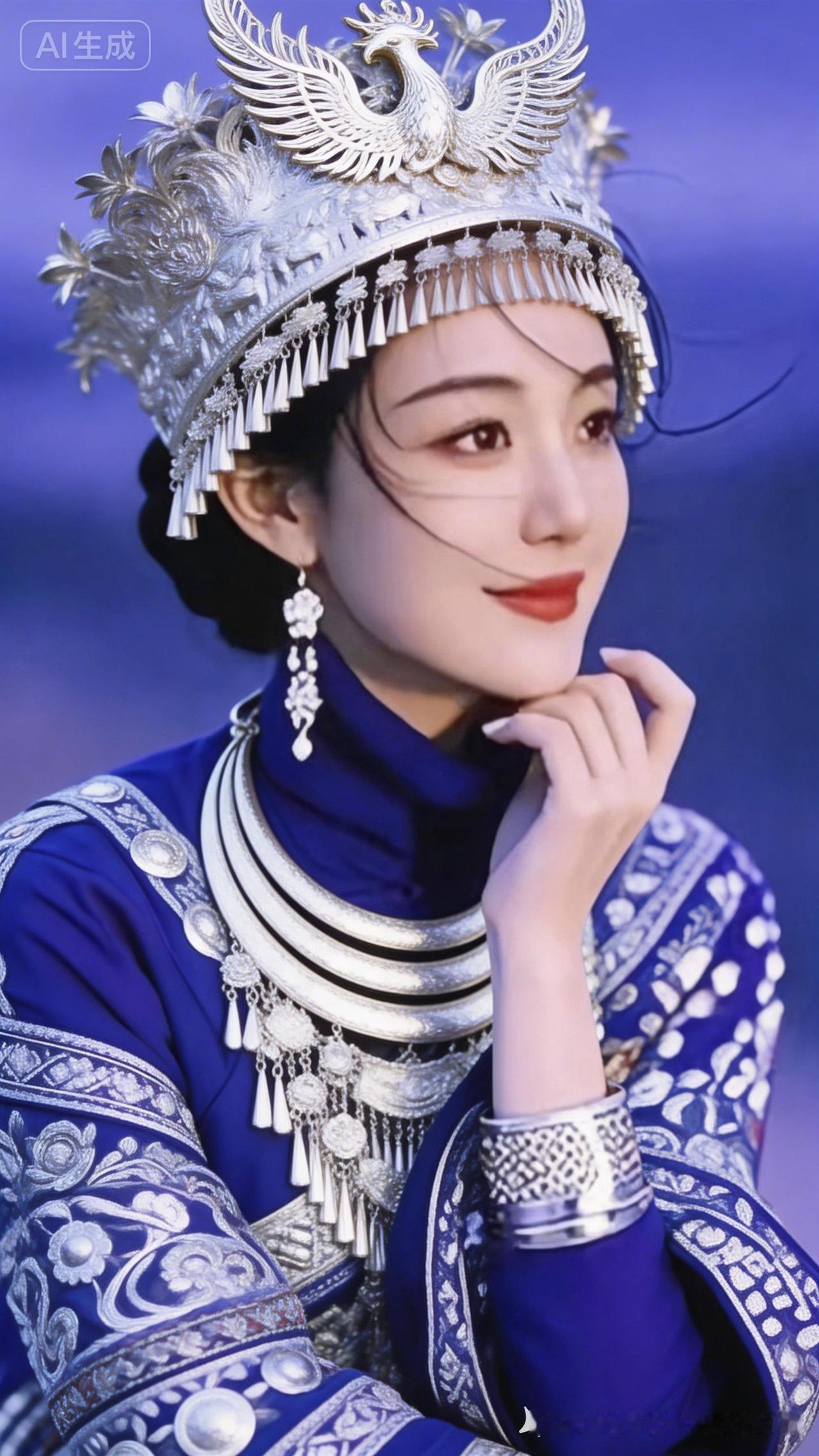 惊艳的汉服造型，古典美与现代AI的完美结合！