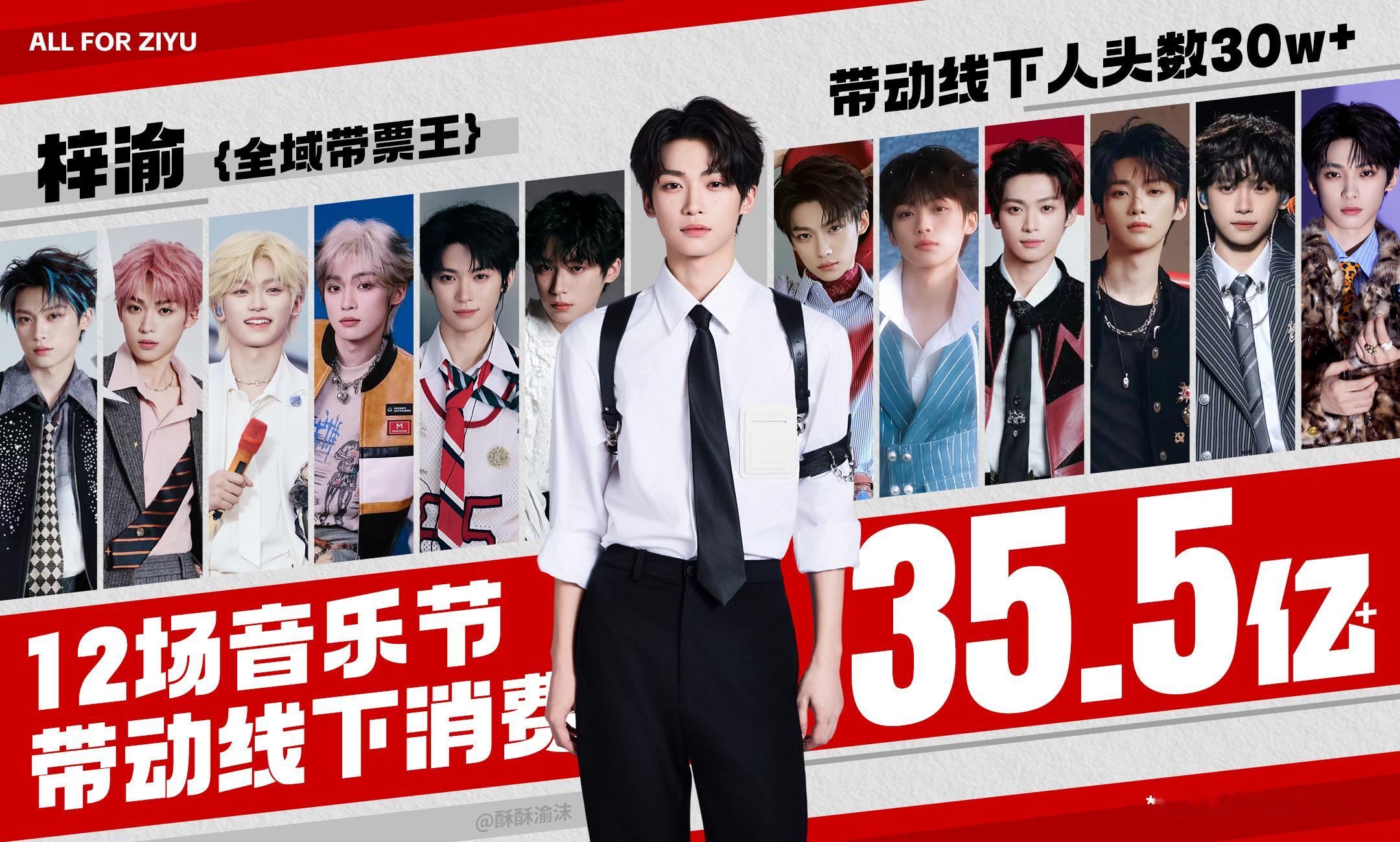 梓渝厦门演唱会获官方奖励120万✅梓渝厦门演唱会100%上座率✅单场直接拉动当地