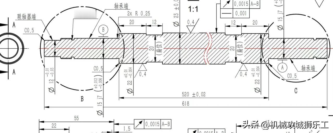 审图成了日常的一种必要工作。轴的轴承位公差有的工程师给的过盈量比较大，比如轴与轴