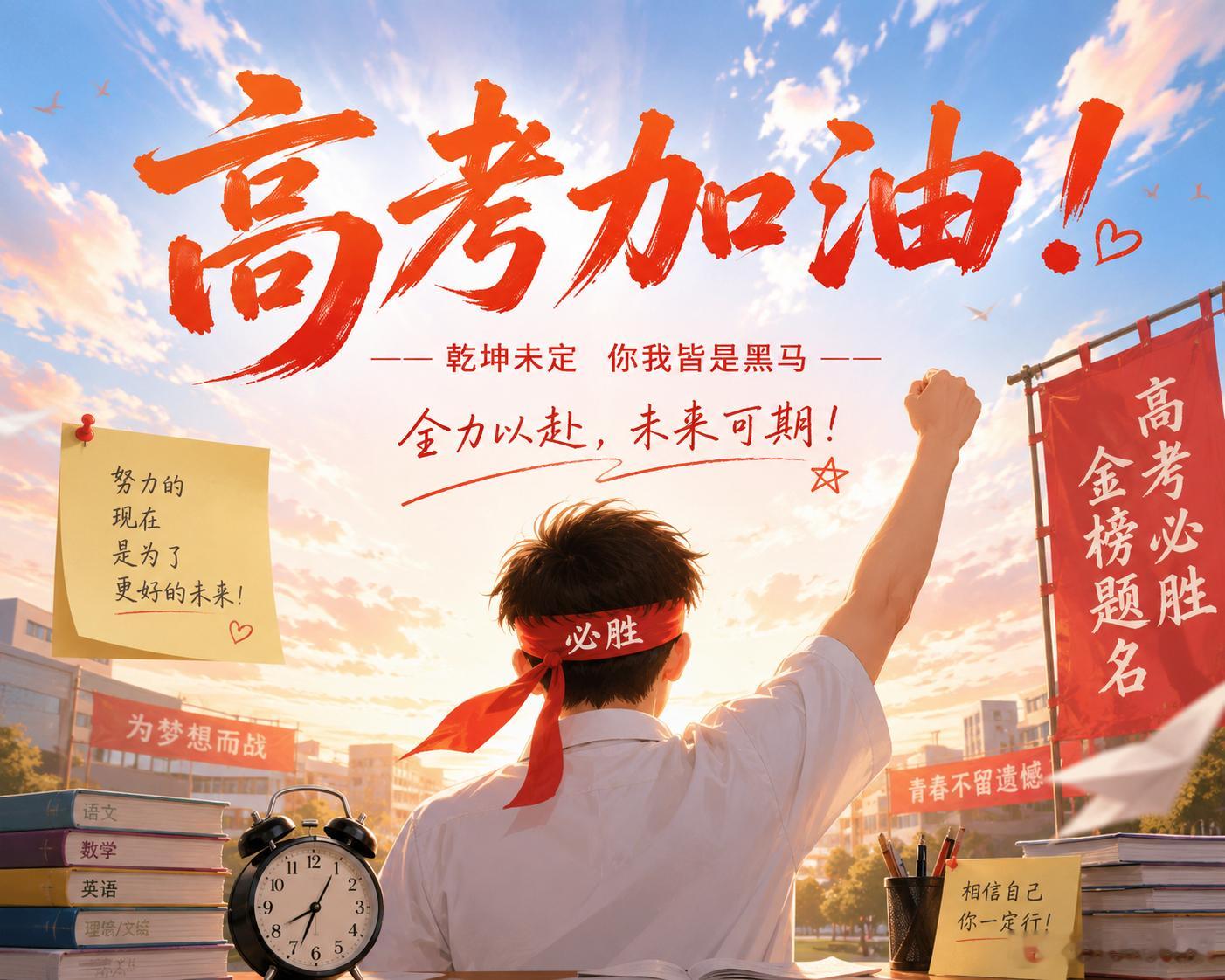 高考第一天开局不错👍目前微博热搜零“小迷糊”新闻，没有忘带准考证、没有走错考场