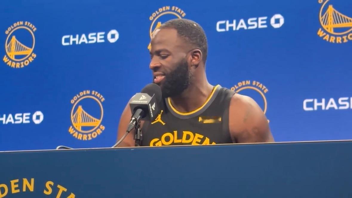 追梦赛后谈到这可能是他为勇士队效力的最后一场比赛时说“ 我不知道这13年半的职业