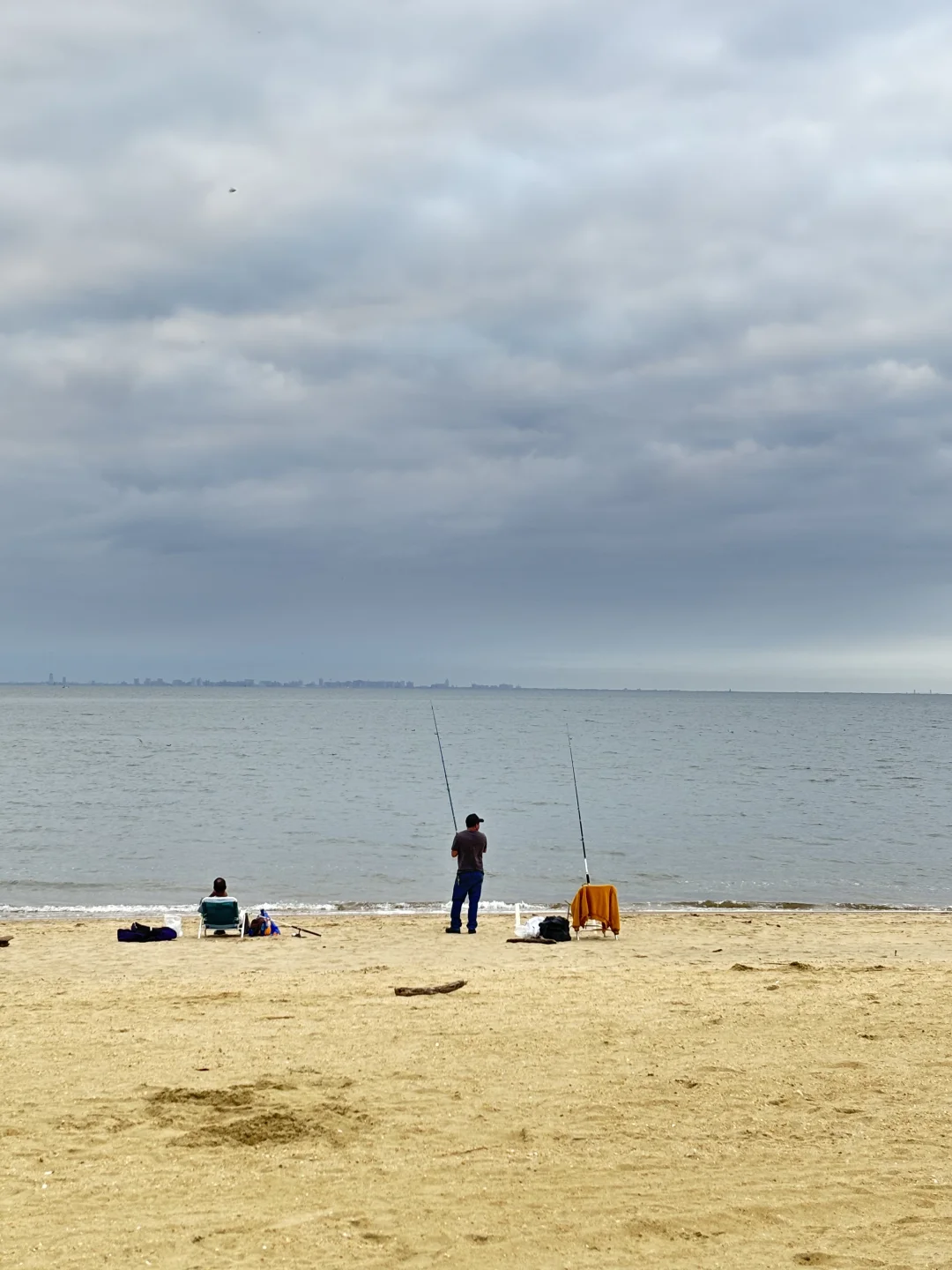 🏖️新泽西免费海滩｜人少挖沙玩水🌊