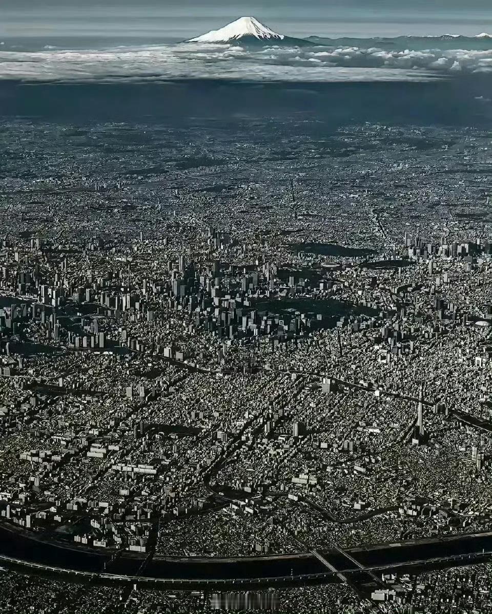 这是日本东京的全景图，你第一眼看到的第一个想法是什么？