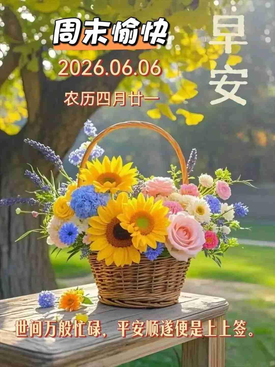 我的今日状态：😁轻松愉快
我这里的天气：☀️晴天