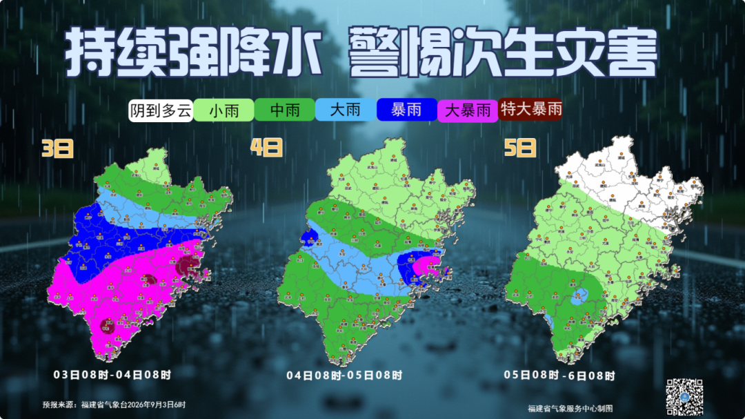 列车停运、高速交通管制、“三停一休”！福建继续发布“暴雨预警