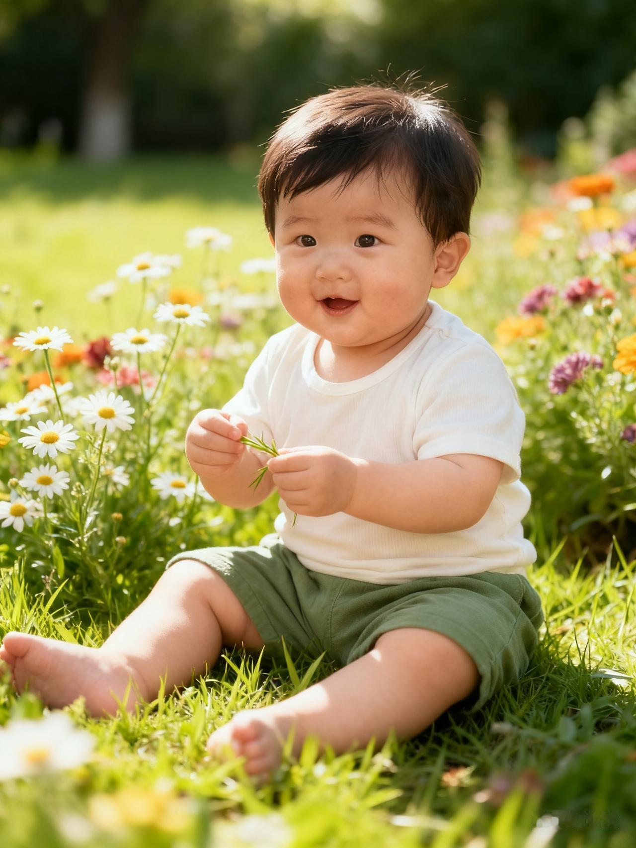 我两岁的儿子，手里拿着一盏玻璃罩灯搁那盘着玩儿，我凑近吓一跳，这麻是谁的坟头灯…