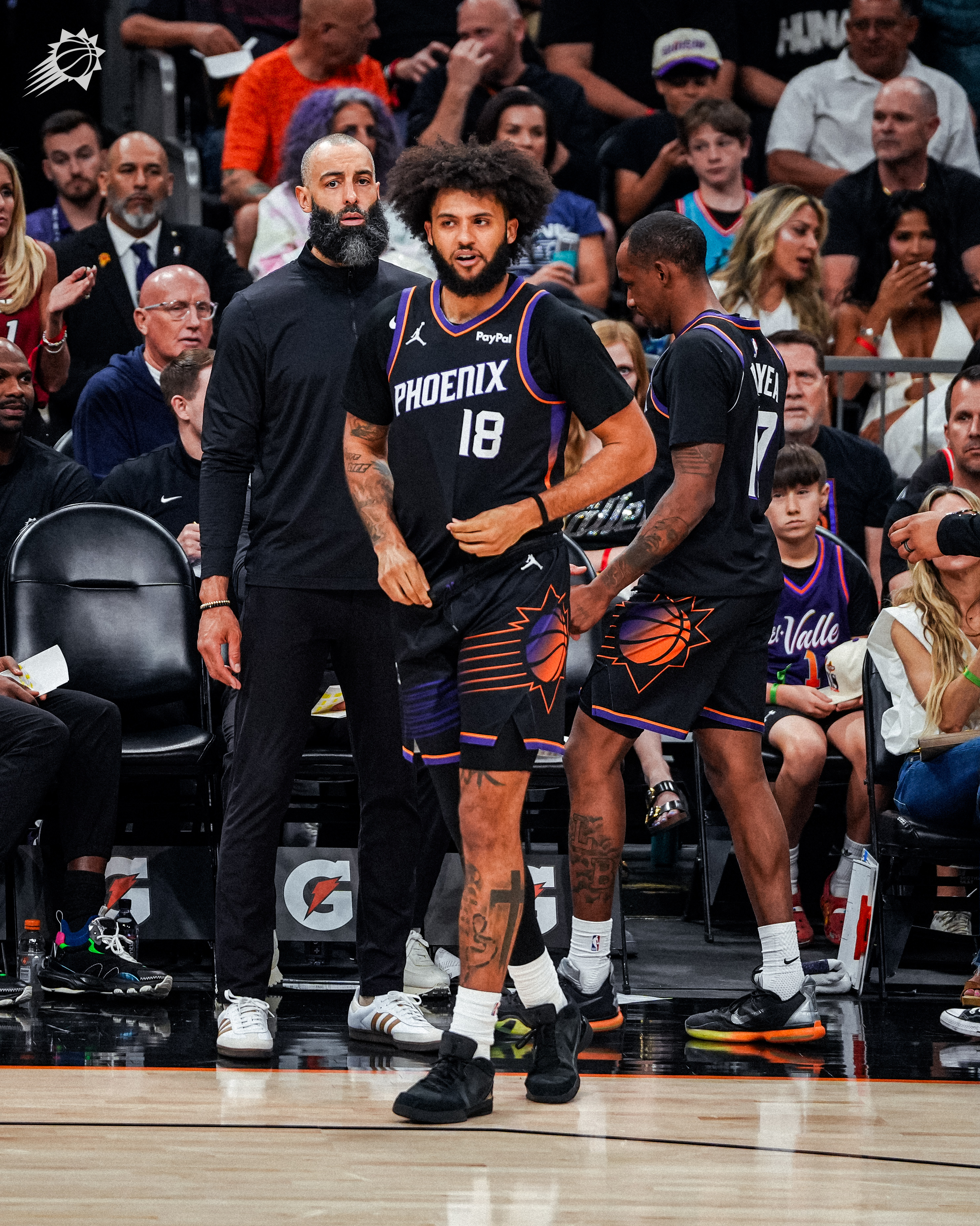 4分分差，奥特教练叫停。菲尼克斯太阳 ｜旭日东升 ｜雄鹿vs太阳