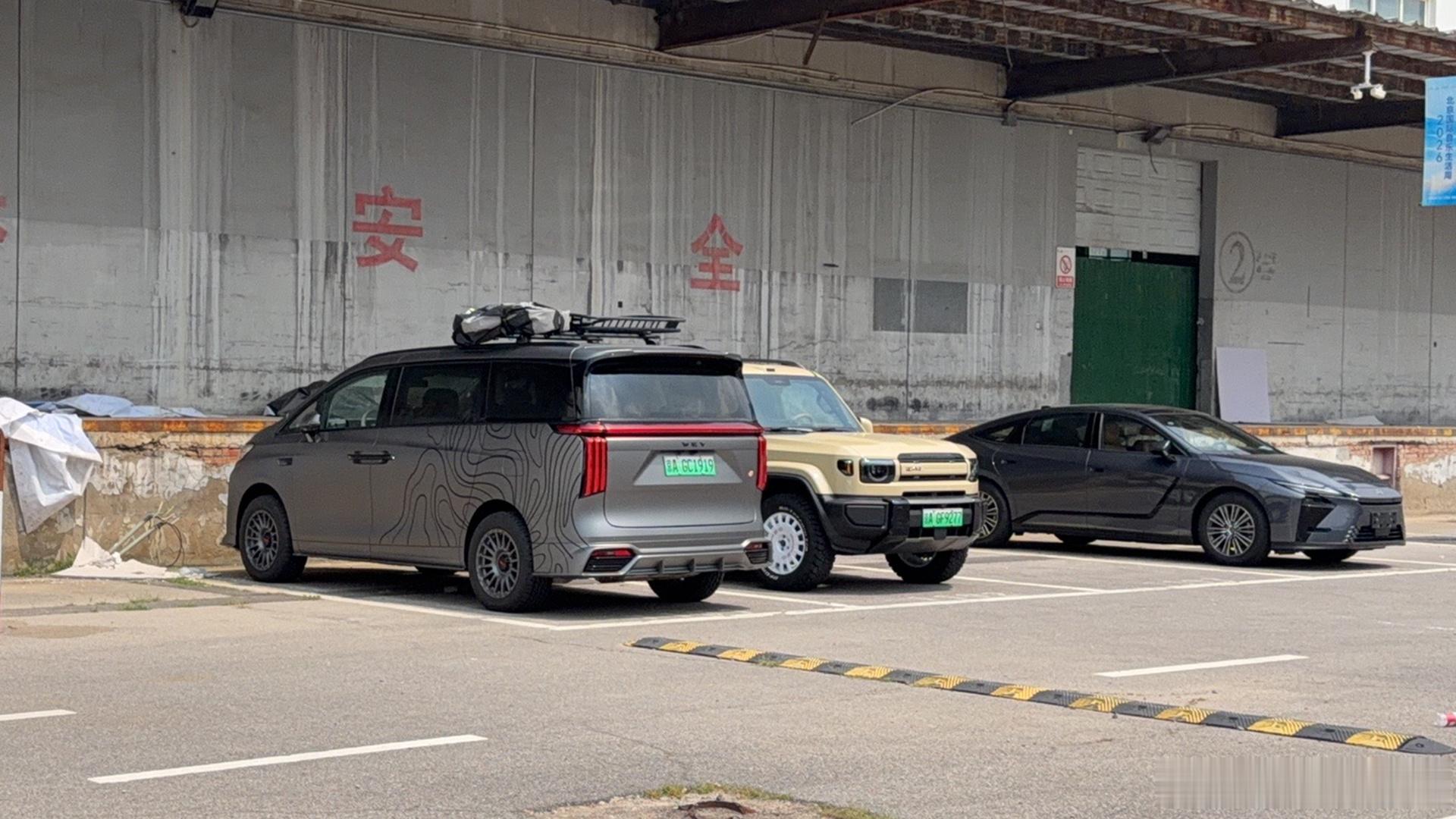 这是爱的贴贴么～大热天儿的兄弟们停车都扎堆一块儿哈哈哈哈哈～这三大玩具都太有个性