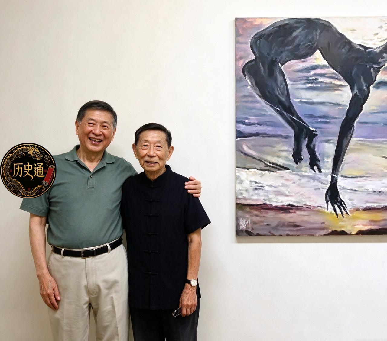 这是将门之后白先勇与顾福生。两人既是姻亲又是朋友，还是合作伙伴。
白先勇初见顾福