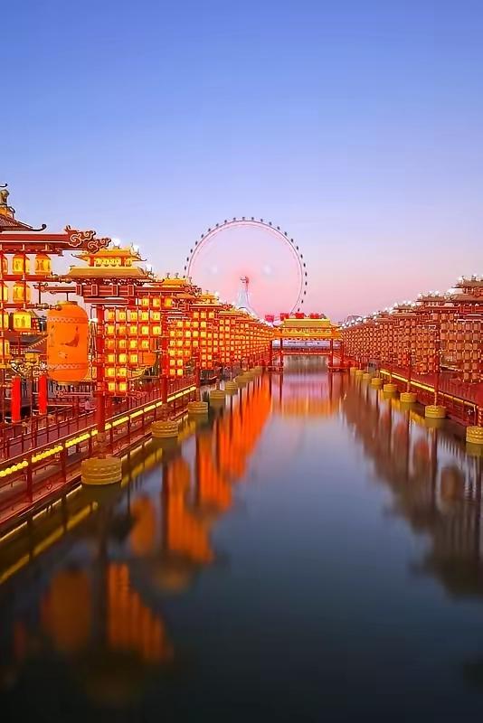 河头老街靠什么吸引全国游客靠全方位的服务，唐山河头老街由曾经的烂尾运河人家项目一
