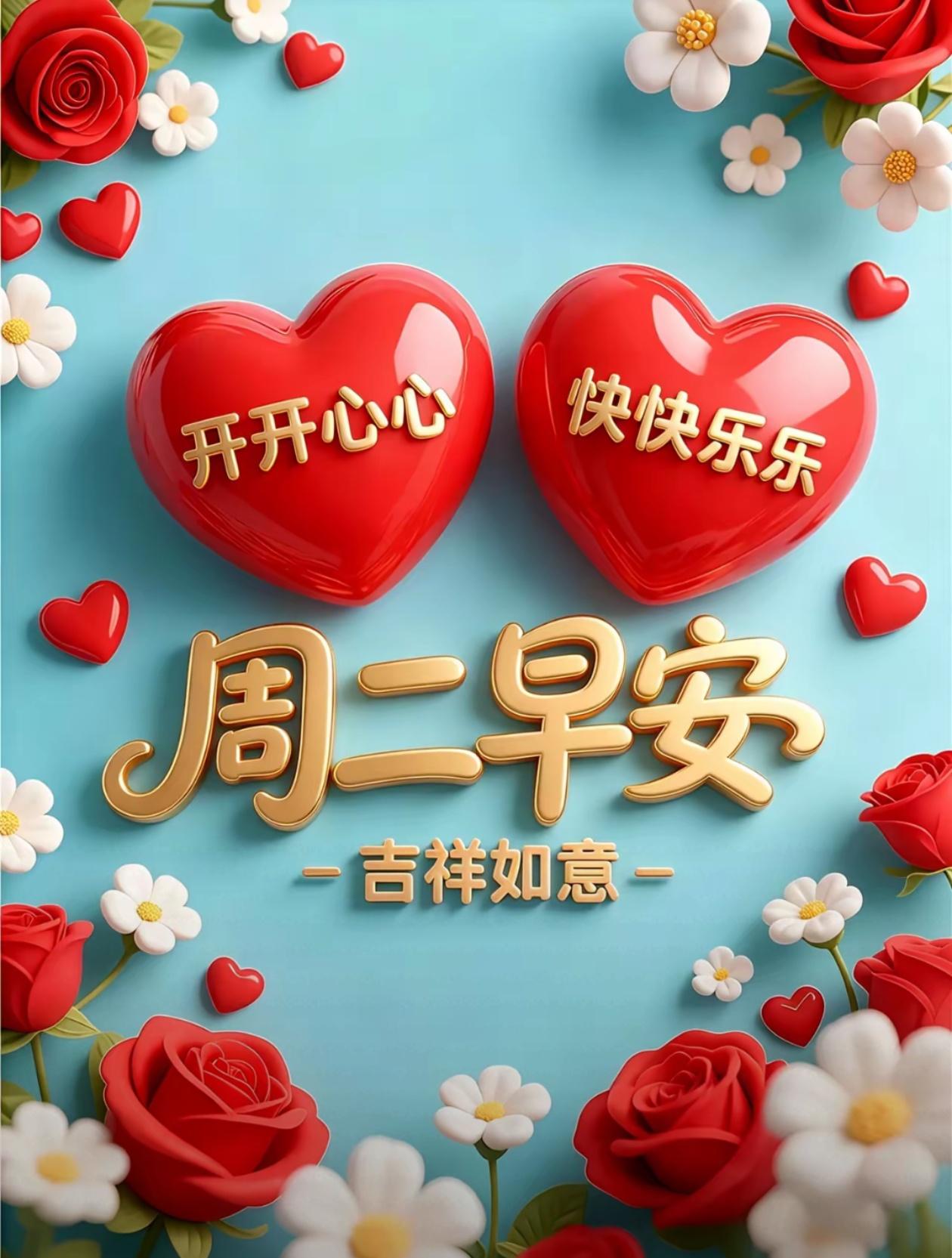 🌺2026./4.14.周二春晨祝福🌺

🌿🌷周二新晨启程，寄上满心关怀