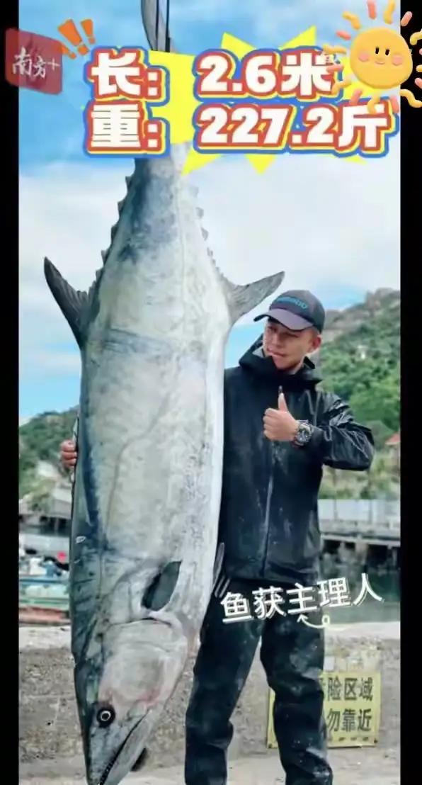 震撼！绵阳钓友钓出227.2斤“鱼王”，现场围观者惊呼：活了几十年头回见。

当