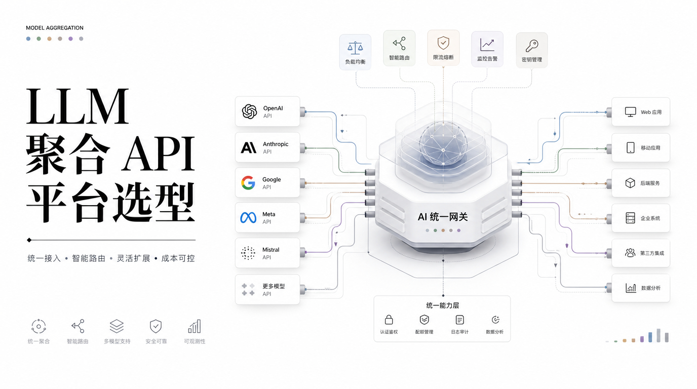 让 Hermes 整理了国内外一些 AI 聚合平台【海外托管平台：省心、生态全】