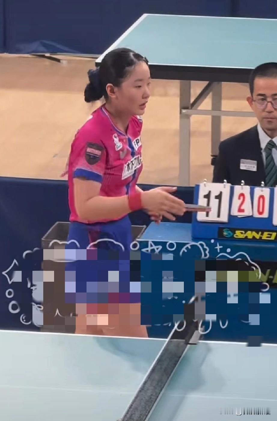 张本美和打青年组的比赛还是厉害。
刚刚全日锦青年组女单半决赛，张本美和3-0赢了