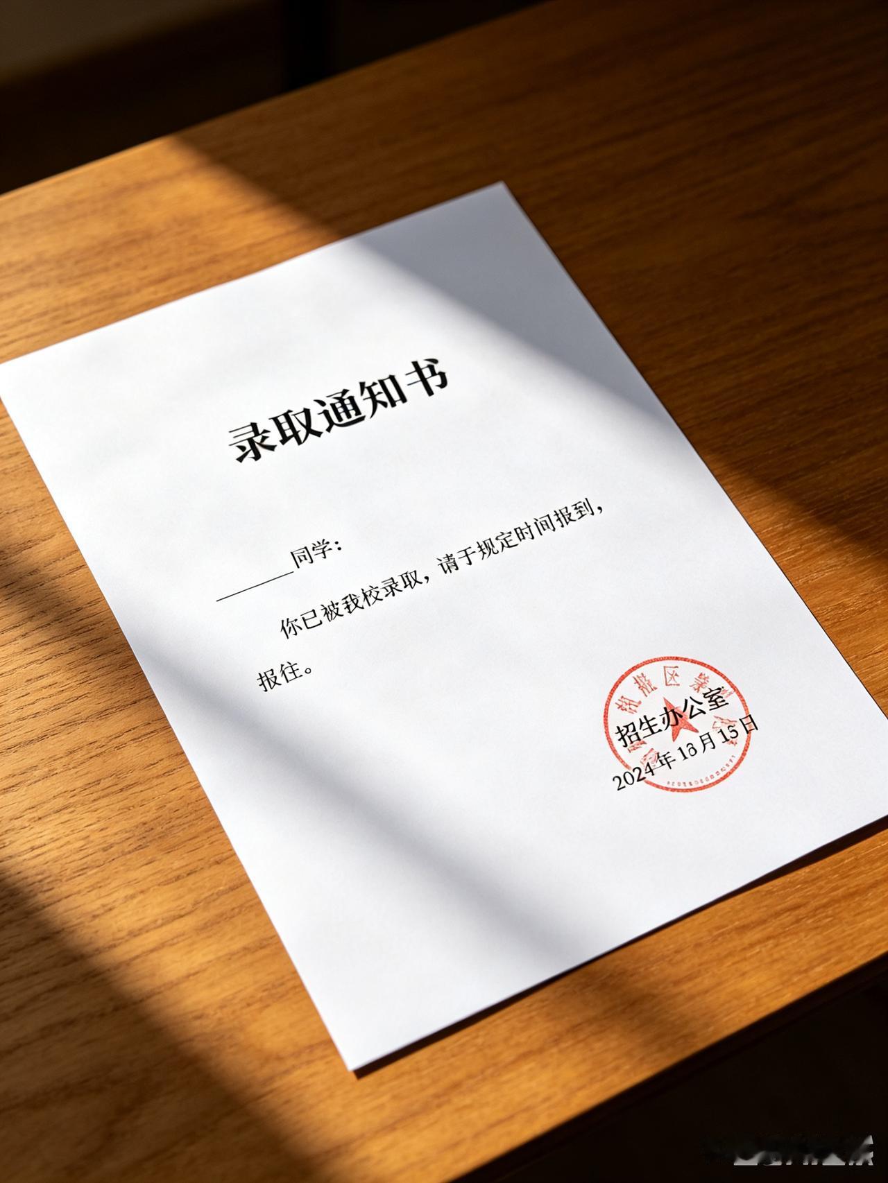 2026年，大学录取通知书将告别奢华浪费，回归“一页纸”的简约务实！

2026