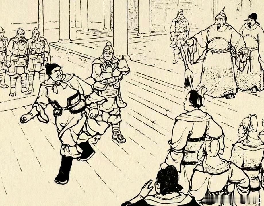 历史 岳飞兄弟五人到相州院考，都院刘世光让岳飞演练武艺，旗牌中有一中军站出：岳飞