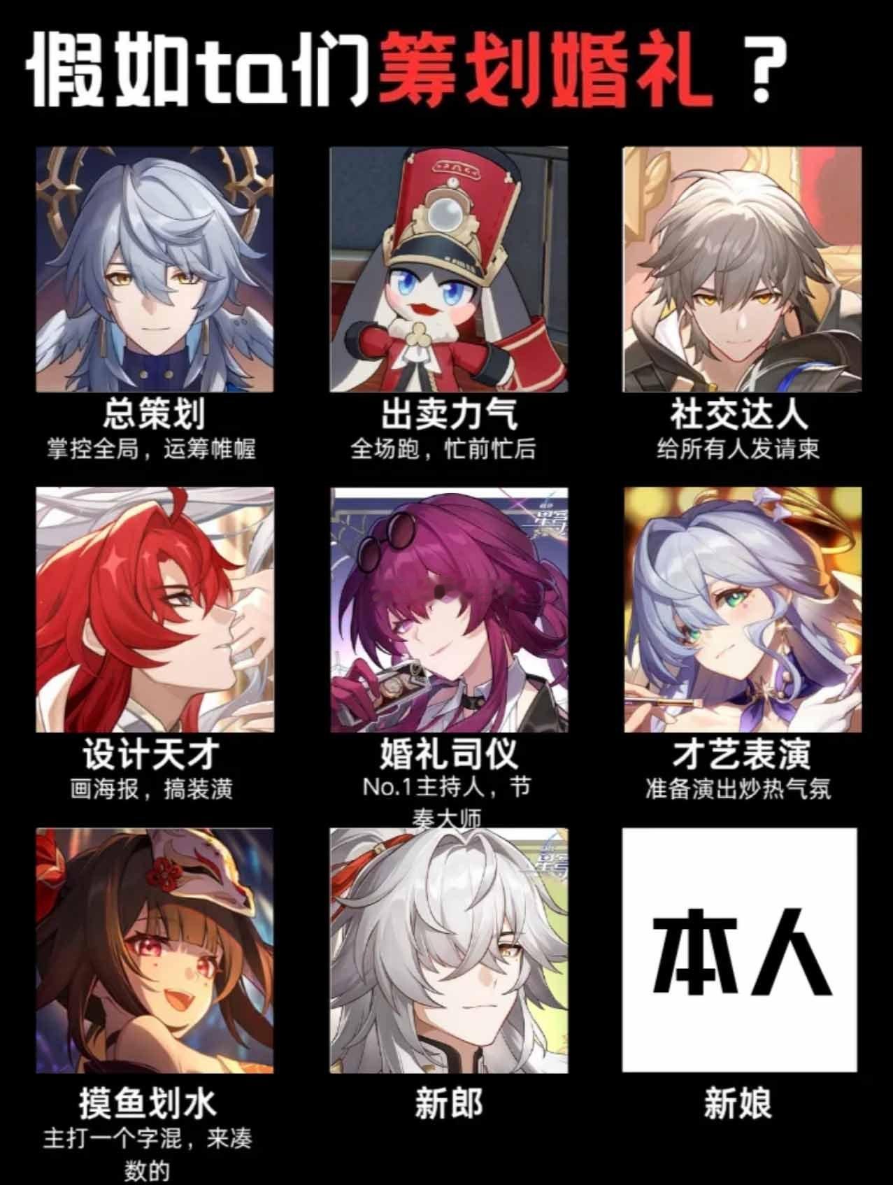 假如星铁角色策划婚礼[doge]#崩坏星穹铁道# ​​​