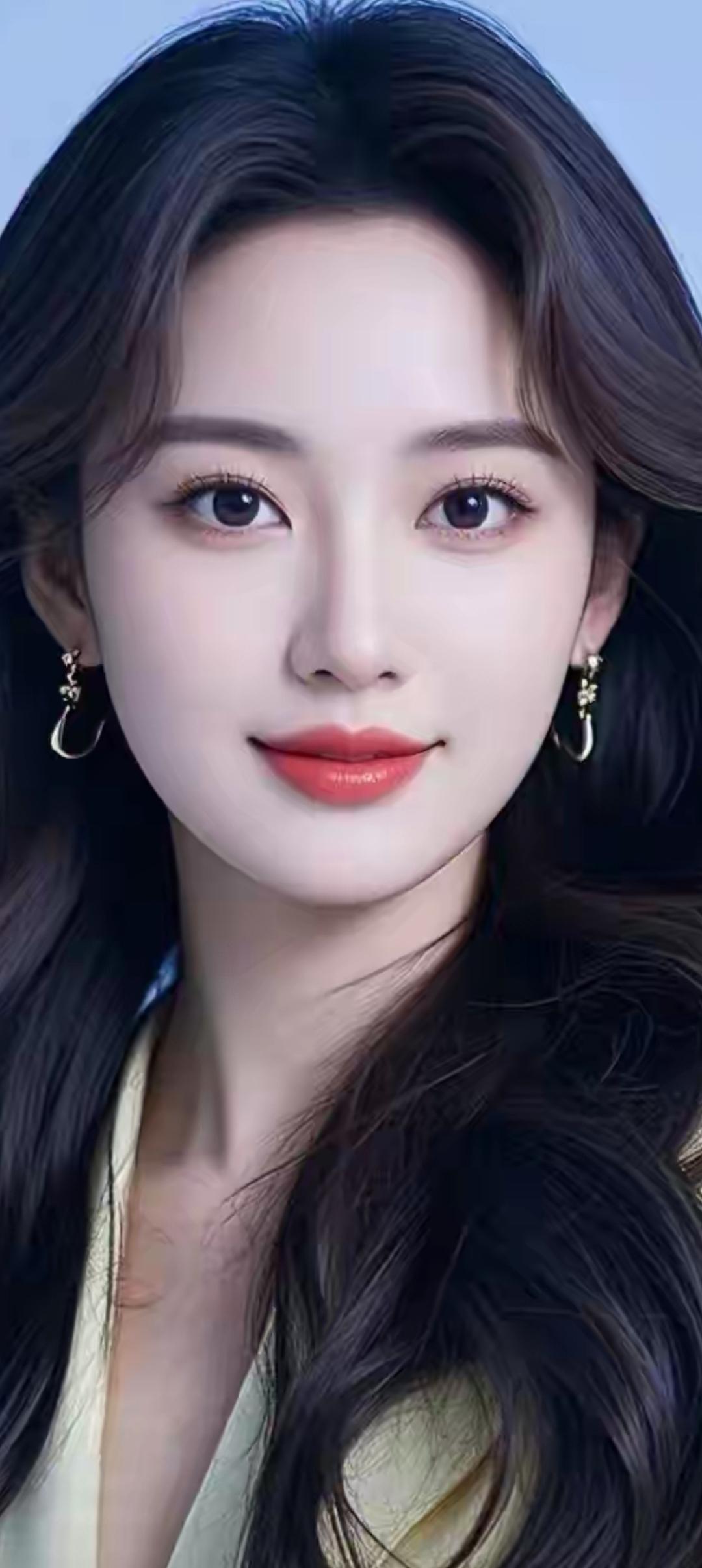 温柔甜美的女神，微笑中散发着迷人魅力！🌸💖