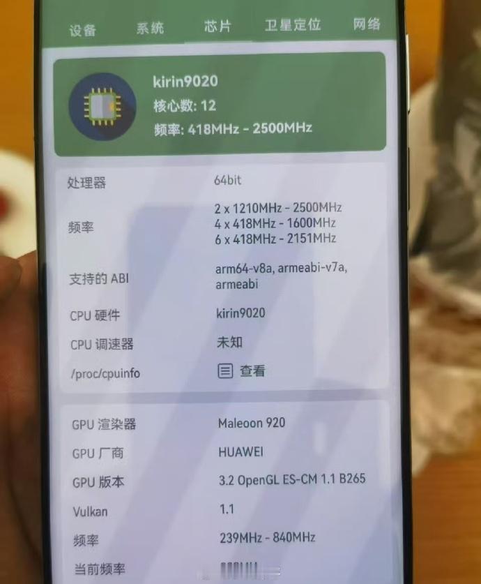 网传华为Mate 70 Pro系列搭载麒麟9020处理器

相关跑分也爆出来了，