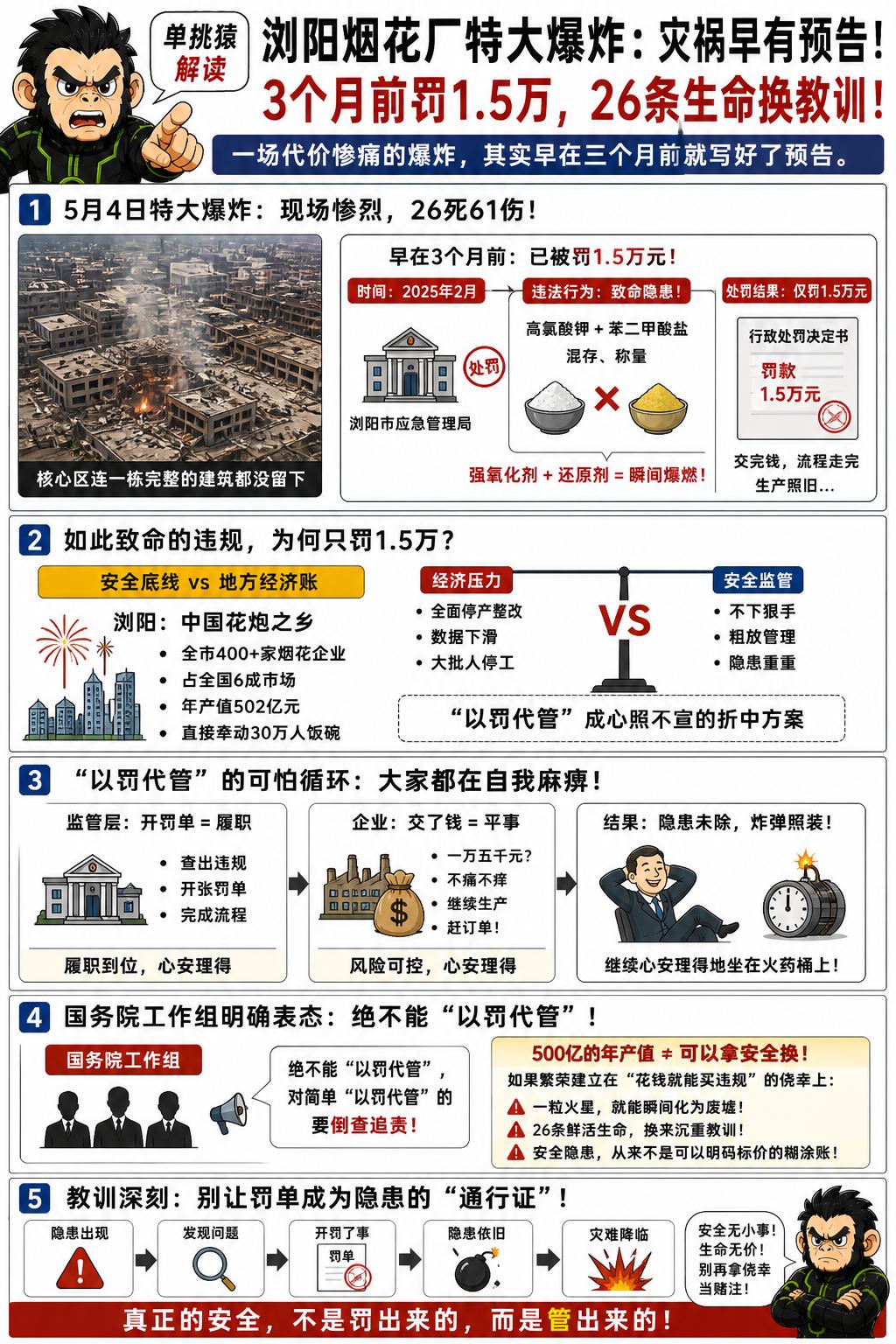 一场代价惨痛的爆炸，其实早在三个月前就写好了预告。
5月4日，浏阳华盛烟花公司发