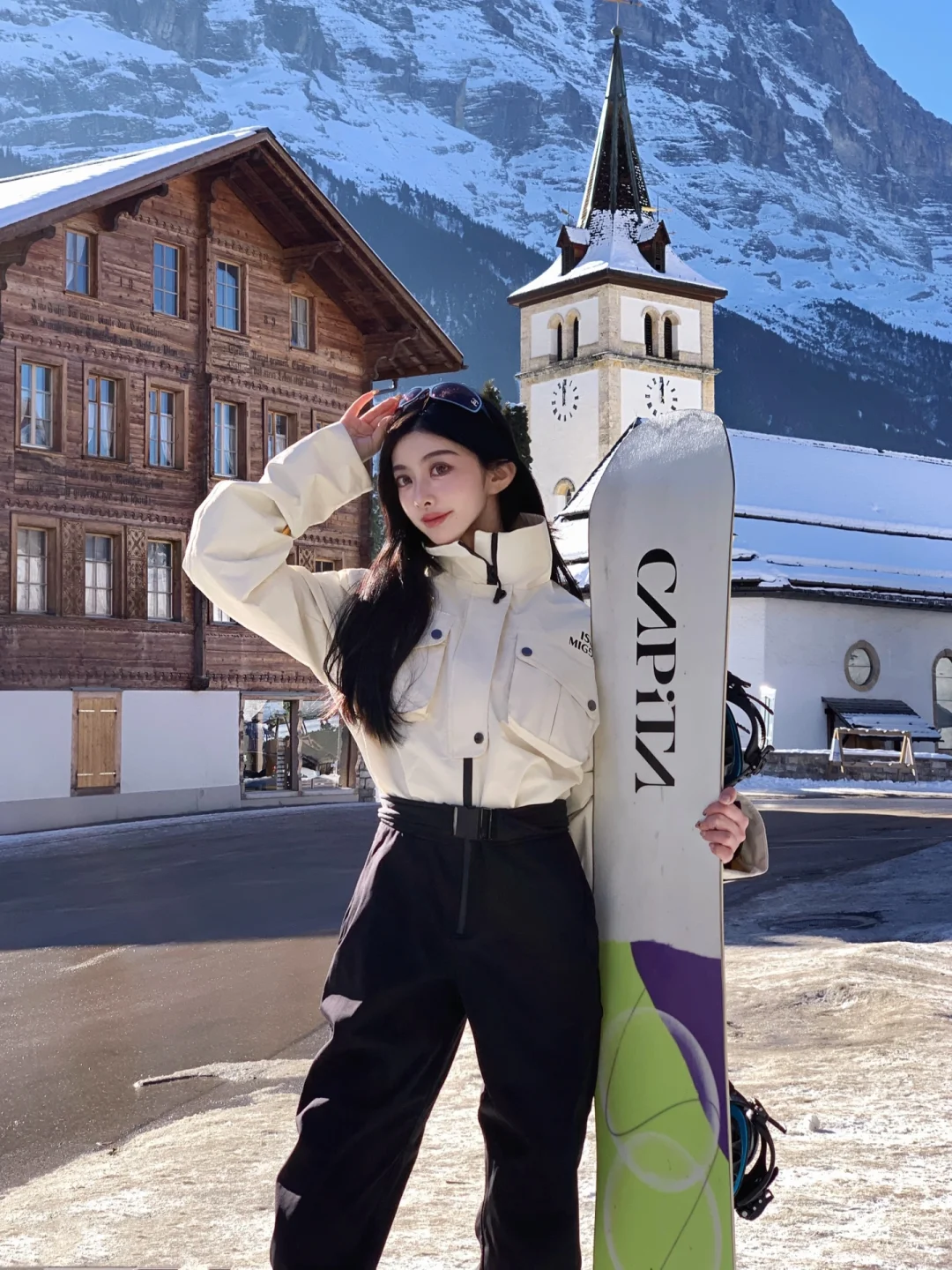 滑上瑞士的雪啦🇨🇭
