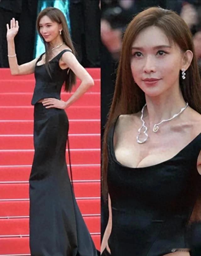 50岁林志玲戛纳红毯引热议：拘谨又消瘦，女神咋成这样啦？
2025年戛纳红毯，那