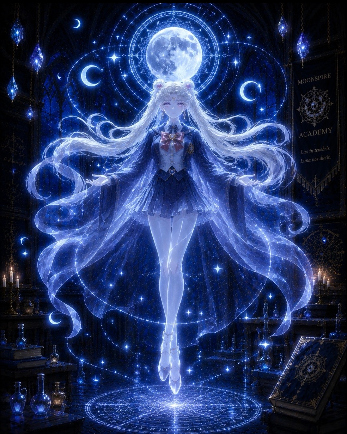 美少女战士美少女战士 三位一体月 同人cr： ins 