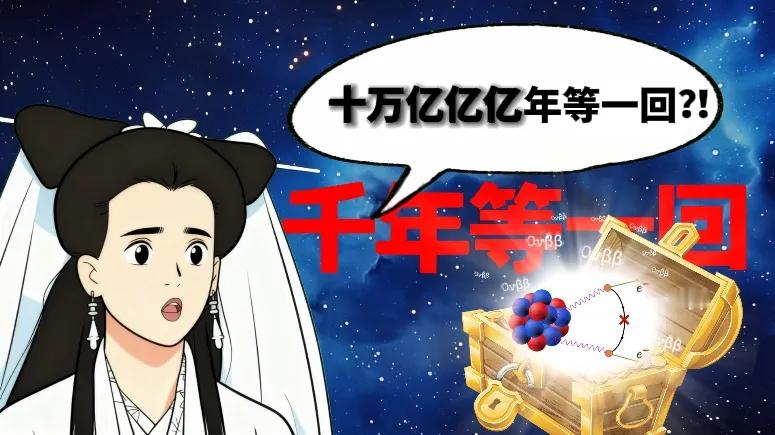 【千年等一回算什么？“十万亿亿亿年我们也等！”】有一种原子核衰变的间隔时间比宇宙