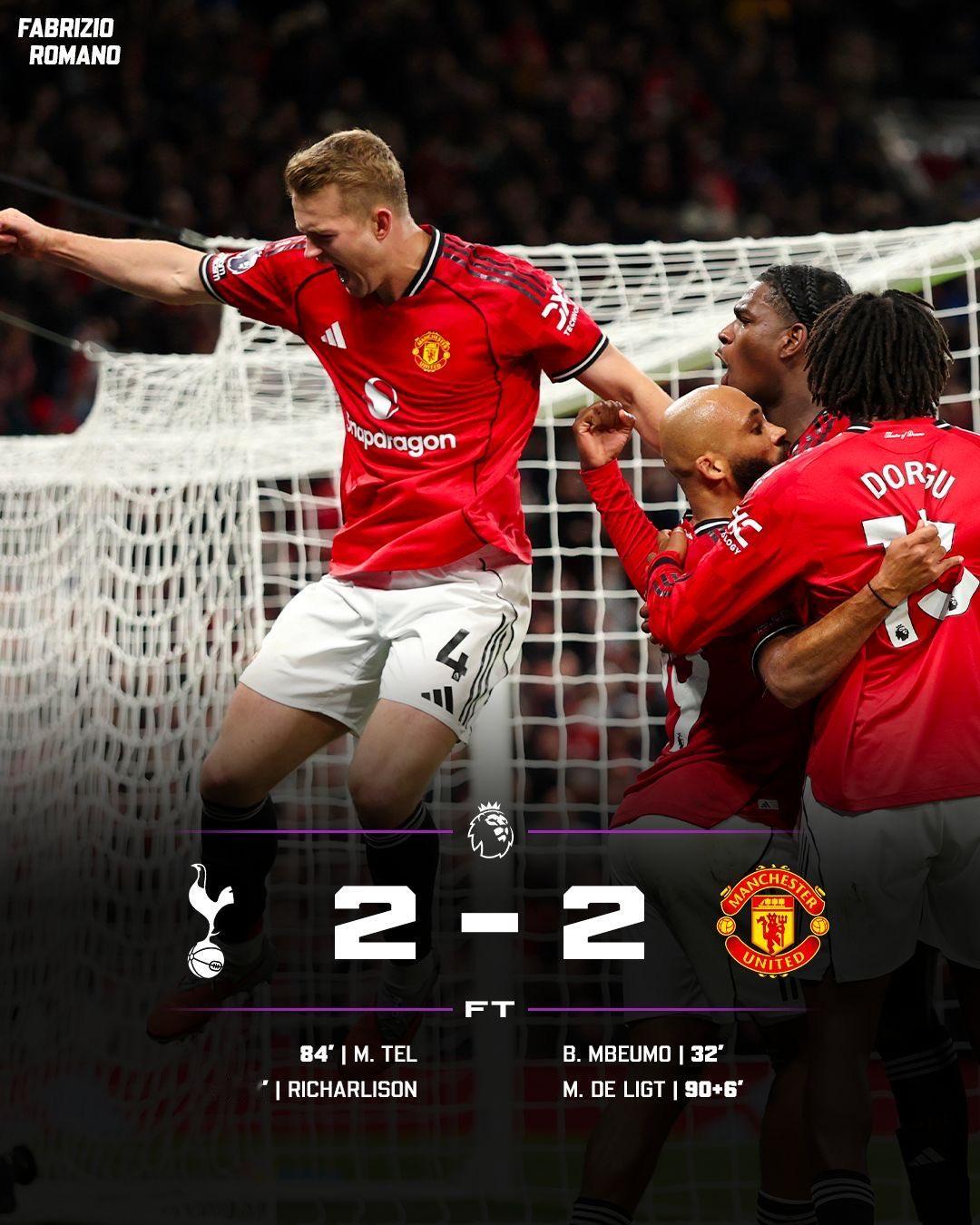 曼联绝平热刺，你怎么看？ ​​​