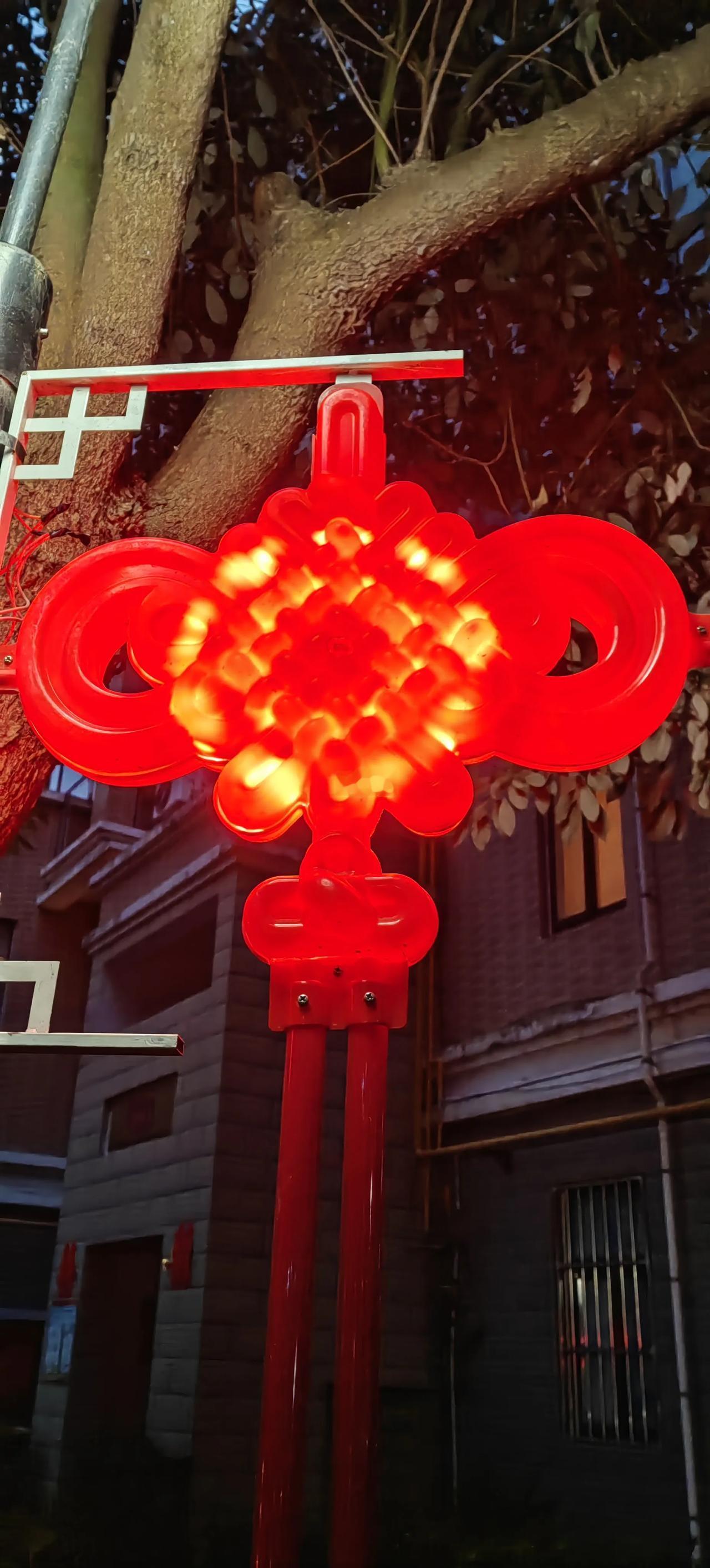夜幕降临，灯火照亮古朴庭院，那是一种独特的美。就像甘肃庆阳庆泽园，年关时男女老少